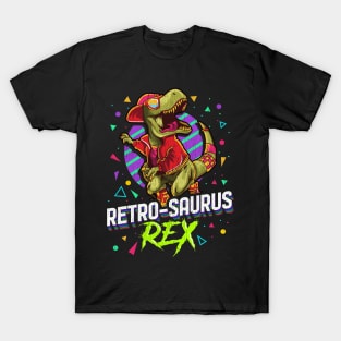 Retro Saurus T Rex Dinosaur Cool T-Shirt